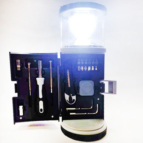 RX340 15 in 1 Outdoor Household Camping Lamp with Hardware Tool Set