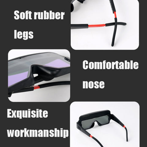 Automatic Dimming Protection Anti-Shock Argon Arc Welding Glasses, Anti-Shock