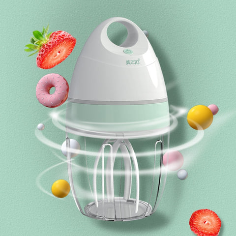 MEIZHIKOU Electric Whisk Household USB Small Baking Automatic Whisk Whipping Cream Cake Mixer, Cake Mixer