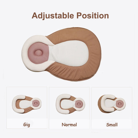 Baby Pillow Infant Newborn Mattress Pillow Baby Sleep Positioning Pad Prevent Flat Head Shape Anti Roll Pillows