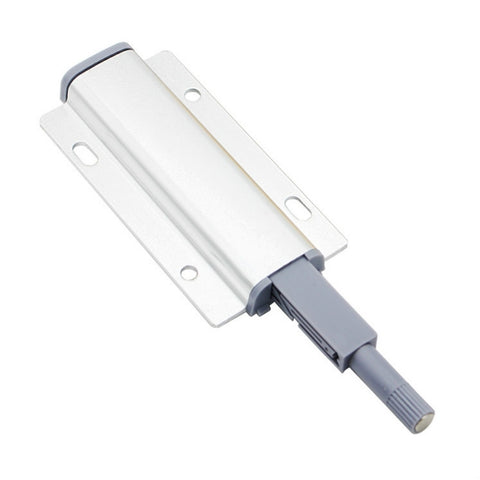 3 PCS Aluminum Alloy Bouncer Free Handle Push-Pull Cabinet Wardrobe Door Drawer Bouncer, Gold, Silver