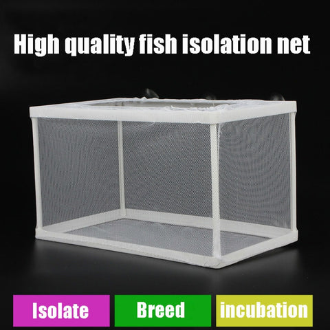 Large Aquarium Incubator Small Fish Isolation Box Net Tropical Fish Breeding Box, Without Clapboard