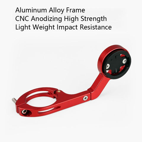 Bicycle Mountain Bike Aluminum Alloy Code Table Stand Universal Code Table Extension Flashlight Bracket, Red, Black, Gray