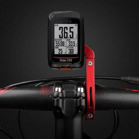 Bicycle Mountain Bike Aluminum Alloy Code Table Stand Universal Code Table Extension Flashlight Bracket, Red, Black, Gray