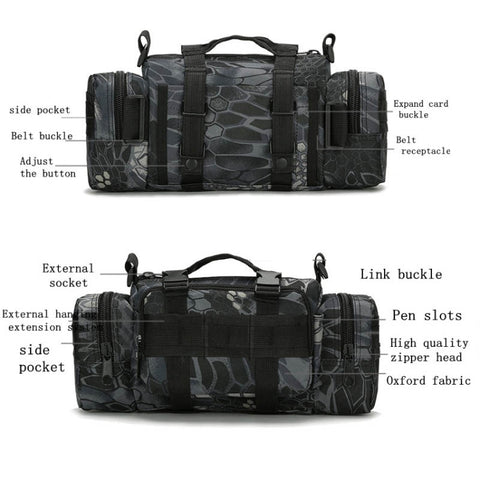 B04 Sports Outdoor Fishing Waterproof Running Waist Bag Camera Photography Multifunctional Bag