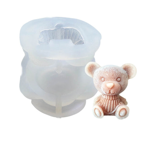 Cartoon Milk Tea Coffee Bear Ice Cube Silicone Mold Aromatherapy Candle Plaster Epoxy Mold, MC-98, MC-152, MC-153, MC-154, MC-149, MC-150, MC-143, MC-151