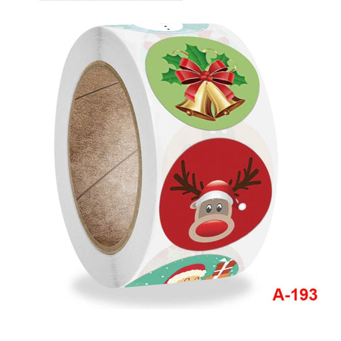 Christmas Holiday Decoration Gift Sticker Label, A-193 Sticker