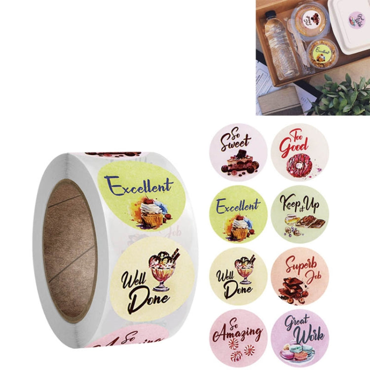 Children Reward Round Sticker Gift Decoration Sealing Sticker, A-140 2.5cm / 1inch
