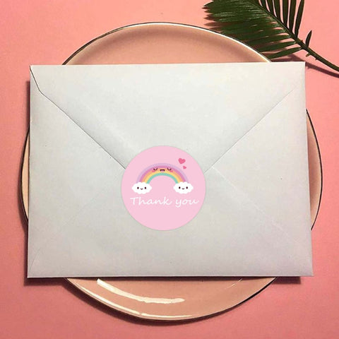 Roll Sticker Cloud Thank You Label, A-189 Sticker