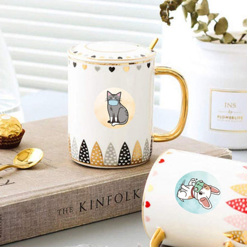 3 PCS Reward Stickers Children Toys Stationery Decoration Label, K-43 2.5cm / 1inch