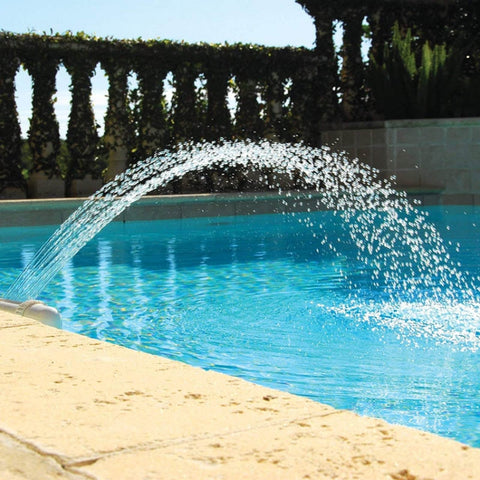 K-210 Swimming Pool Decoration Accessories Swimming Pool Adjustable Height Direction Small Waterfall Fountain, Waterfall Fountain Accessories