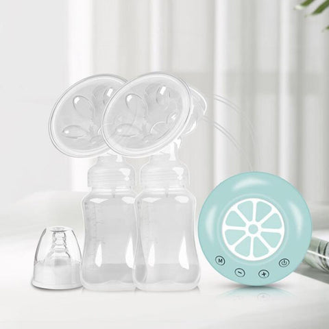 Large Suction Smart Electric Bilateral Breast Pump 12-Speed Silent Breast Pump, White, Pink, Yellow, Blue
