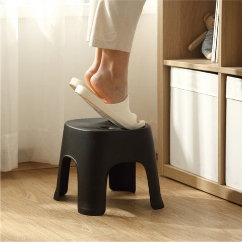 Household Bathroom Row Stools Plastic Stools Thickened Low Stools Square Stools Small Benches, Maple Yellow Children, Retro Red Children, Light Green Children, Black Children, Light Green Adult, Pink Adult, Retro Red Adult, Maple Yellow Adult          ...