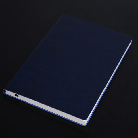 Notebook Student Notepad Diary Book Business Record Book PU Notebook, A5 Plain Weave Blue, A5 Plain Weave Cockscomb Red, A5 Plain Charred Tea Brown, A5 Plain Weave Black, A5 Plain Weave Bitter Tea Red, A5 Plain Weave Nile Blue, A5 Plain Weave Horn Gray...