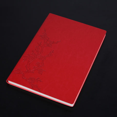 Notebook Student Notepad Diary Book Business Record Book PU Notebook, A5 Plain Weave Blue, A5 Plain Weave Cockscomb Red, A5 Plain Charred Tea Brown, A5 Plain Weave Black, A5 Plain Weave Bitter Tea Red, A5 Plain Weave Nile Blue, A5 Plain Weave Horn Gray...