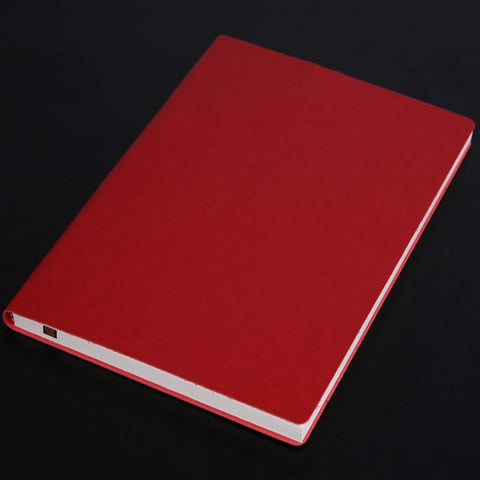 Notebook Student Notepad Diary Book Business Record Book PU Notebook, A5 Plain Weave Blue, A5 Plain Weave Cockscomb Red, A5 Plain Charred Tea Brown, A5 Plain Weave Black, A5 Plain Weave Bitter Tea Red, A5 Plain Weave Nile Blue, A5 Plain Weave Horn Gray...