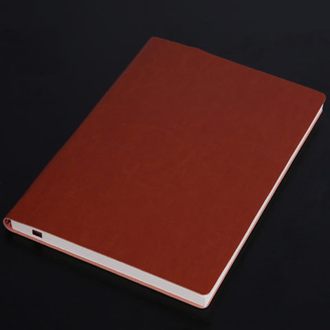 Notebook Student Notepad Diary Book Business Record Book PU Notebook, A5 Plain Weave Blue, A5 Plain Weave Cockscomb Red, A5 Plain Charred Tea Brown, A5 Plain Weave Black, A5 Plain Weave Bitter Tea Red, A5 Plain Weave Nile Blue, A5 Plain Weave Horn Gray...