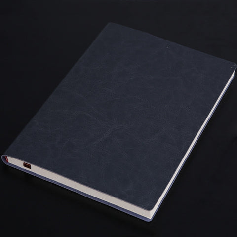Notebook Student Notepad Diary Book Business Record Book PU Notebook, A5 Plain Weave Blue, A5 Plain Weave Cockscomb Red, A5 Plain Charred Tea Brown, A5 Plain Weave Black, A5 Plain Weave Bitter Tea Red, A5 Plain Weave Nile Blue, A5 Plain Weave Horn Gray...