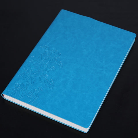 Notebook Student Notepad Diary Book Business Record Book PU Notebook, A5 Plain Weave Blue, A5 Plain Weave Cockscomb Red, A5 Plain Charred Tea Brown, A5 Plain Weave Black, A5 Plain Weave Bitter Tea Red, A5 Plain Weave Nile Blue, A5 Plain Weave Horn Gray...