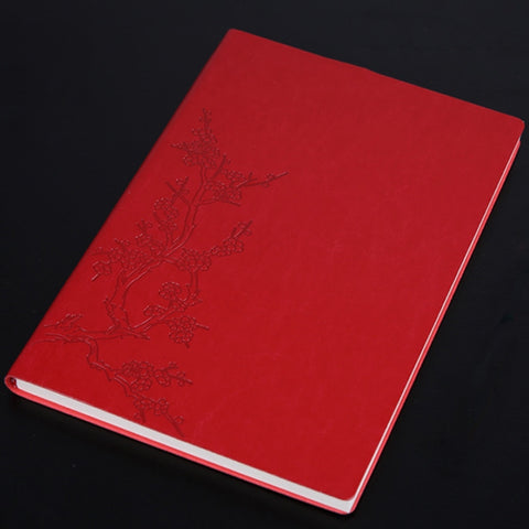 Notebook Student Notepad Diary Book Business Record Book PU Notebook, A5 Plain Weave Blue, A5 Plain Weave Cockscomb Red, A5 Plain Charred Tea Brown, A5 Plain Weave Black, A5 Plain Weave Bitter Tea Red, A5 Plain Weave Nile Blue, A5 Plain Weave Horn Gray...
