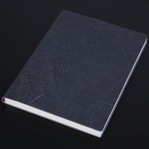 Notebook Student Notepad Diary Book Business Record Book PU Notebook, A5 Plain Weave Blue, A5 Plain Weave Cockscomb Red, A5 Plain Charred Tea Brown, A5 Plain Weave Black, A5 Plain Weave Bitter Tea Red, A5 Plain Weave Nile Blue, A5 Plain Weave Horn Gray...