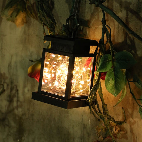Solar Copper Wire Candle Light Outdoor Garden Waterproof Landscape Decorative Lawn Light, Copper Wire / Warm Light