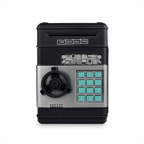 Electronic Piggy Bank ATM Password Money Coins Saving Box