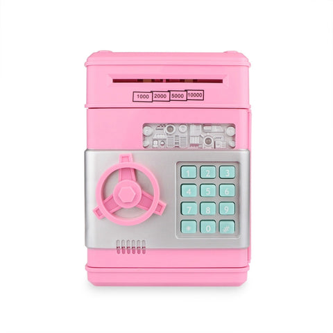 Electronic Piggy Bank ATM Password Money Coins Saving Box