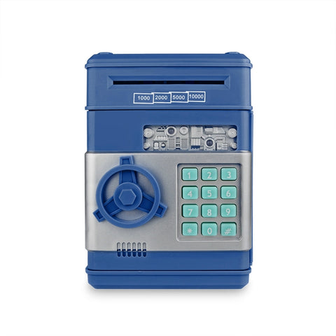 Electronic Piggy Bank ATM Password Money Coins Saving Box