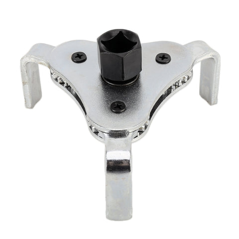 62-102mm Alloy Auto Car Repair Tools Adjustable Two Way Oil Filter Wrench Tool 3 Jaw Remover Tool for Cars Trucks TH4, 62-102mm