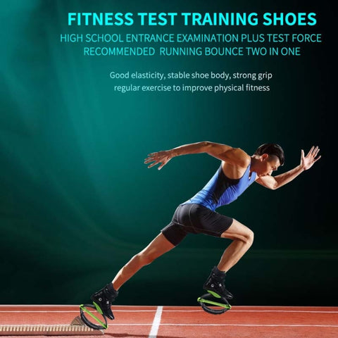 Jumping Shoes Bounce Shoes Indoor Sports Rebound Shoes, 33/35  (Pink White), 33/35 (Green And White), 36/38  (Green And White), 36/38 (Orange Black), 36/38  (Green And Black), 36/38 (Black Orange Label), 36/38 (Black Green Label), 36/38  (Pink White)  ...
