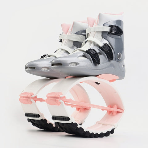 Jumping Shoes Bounce Shoes Indoor Sports Rebound Shoes, 33/35  (Pink White), 33/35 (Green And White), 36/38  (Green And White), 36/38 (Orange Black), 36/38  (Green And Black), 36/38 (Black Orange Label), 36/38 (Black Green Label), 36/38  (Pink White)  ...