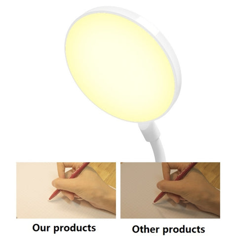 Charging 800mAh Single Color Temperature Three-level Adjustment LED Clip Desk Lamp USB Eye Protection Bedside Lamp, Plug-in, Charging 1200mAh, Charging 800mAh