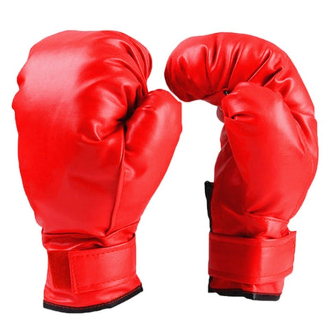 Solid Color Fitness Boxing Gloves Fighting Sanda Muay Thai Training Gloves, Children, Adults