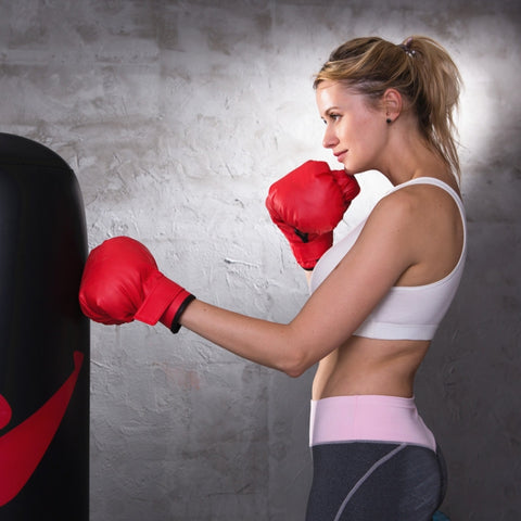 Solid Color Fitness Boxing Gloves Fighting Sanda Muay Thai Training Gloves, Children, Adults
