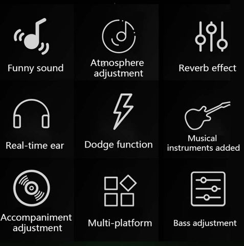 V8 Sound Card Set Dual Mobile Phone Computer Live Broadcast Universal Sound Card, V8 Sound Card