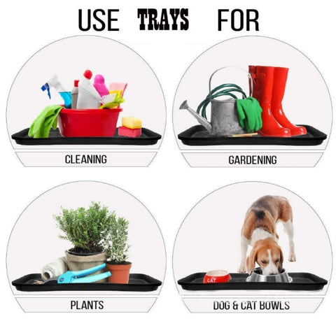 3 in 1 Plastic Multi-Function Tray Shoe Tray Pet Feeding Tray, Pet Feeding Tray