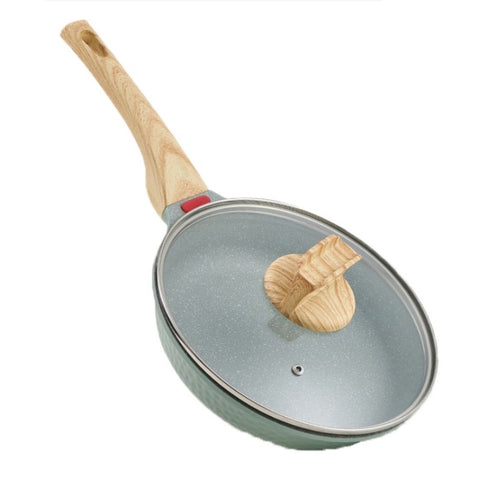 Maifan Stone Flat-Bottomed Non-Stick Pan Household Steak Frying Pan For Induction Cooker, 20cm, 24cm, 28cm