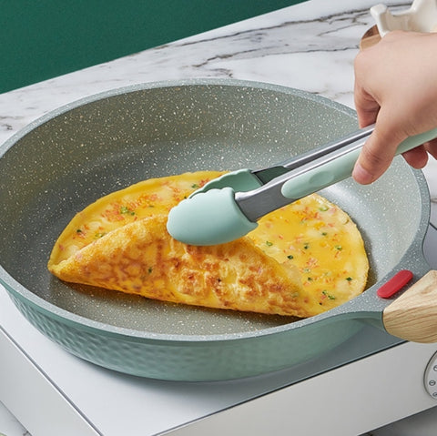 Maifan Stone Flat-Bottomed Non-Stick Pan Household Steak Frying Pan For Induction Cooker, 20cm, 24cm, 28cm