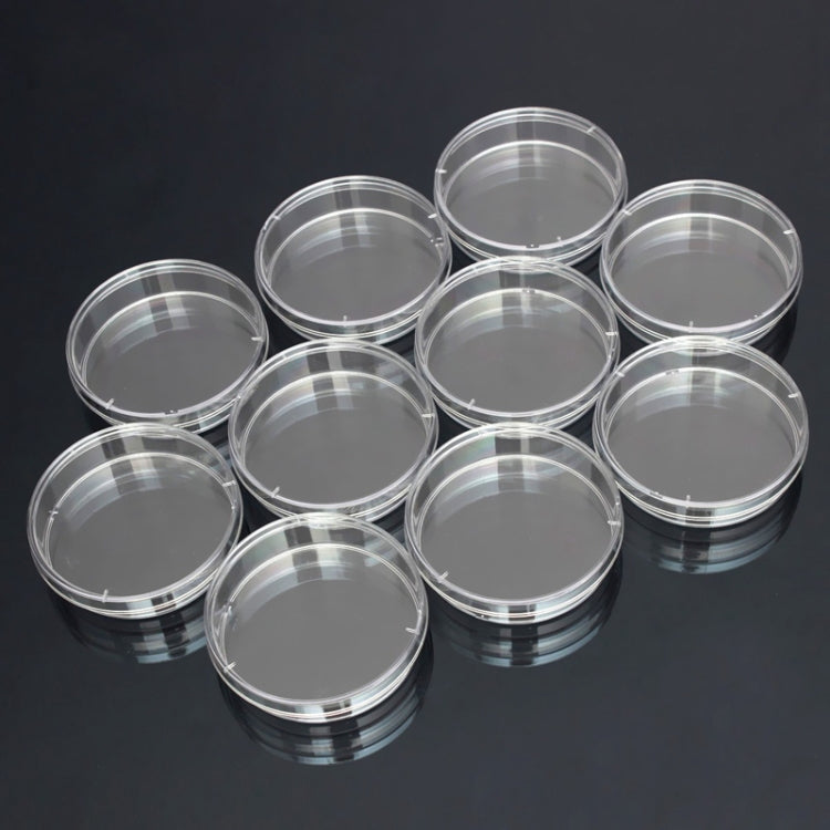 10 PCS Polystyrene Sterile Petri Dishes Bacteria Dish Laboratory Medical Biological Scientific Lab Supplies, 55mm, 60mm, 70mm, 90mm, 100mm, 150mm