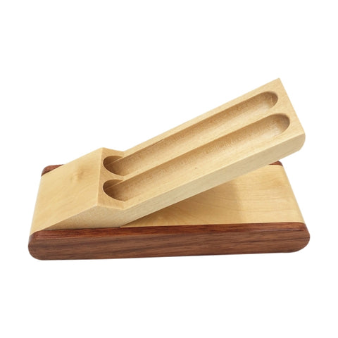 Creative Maple Pen Set with Wooden Pen Box Student Stationery Office Gifts, Fountain Pen+Signing Pen+Pen Box, 2PCS Ballpoint Pen+Pen Box, Fountain Pen+Ballpoint Pen+Pen Box, Signing Pen+Ballpoint Pen+Pen Box