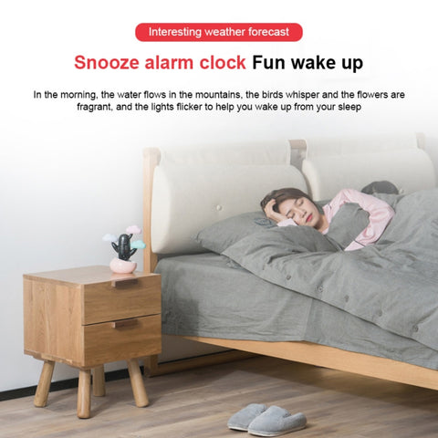 Cloud Weather Time Light Multifunctional Smart Induction Child Wake Up Alarm Clock