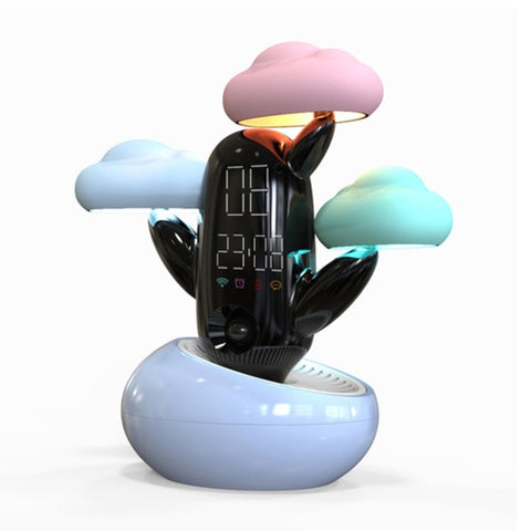Cloud Weather Time Light Multifunctional Smart Induction Child Wake Up Alarm Clock