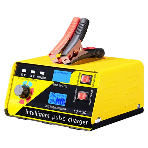 KD-908D Lead-Acid Battery Intelligent Repair Charger Car Battery Charger, EU Plug, US Plug, UK Plug, AU Plug