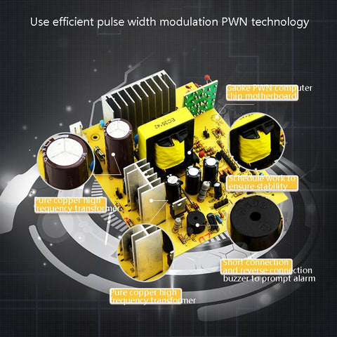 KD-908D Lead-Acid Battery Intelligent Repair Charger Car Battery Charger, EU Plug, US Plug, UK Plug, AU Plug