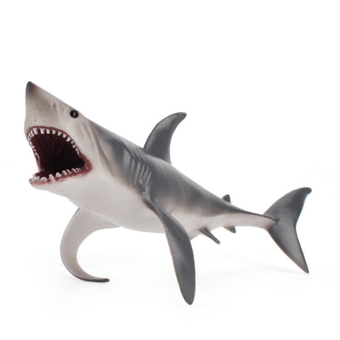 Children Science Education Cognition Simulation Ocean Wild Ancient Animal Model, Woolly Mammoth, Megalodon, Dire Wolf, Saber-toothed Tiger, Black Emperor Crocodile, Saber-toothed Lion, Ancient Animal Set