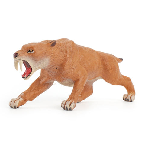 Children Science Education Cognition Simulation Ocean Wild Ancient Animal Model, Woolly Mammoth, Megalodon, Dire Wolf, Saber-toothed Tiger, Black Emperor Crocodile, Saber-toothed Lion, Ancient Animal Set