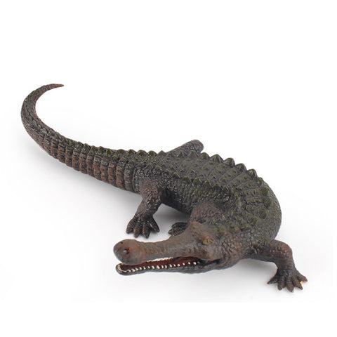 Children Science Education Cognition Simulation Ocean Wild Ancient Animal Model, Woolly Mammoth, Megalodon, Dire Wolf, Saber-toothed Tiger, Black Emperor Crocodile, Saber-toothed Lion, Ancient Animal Set