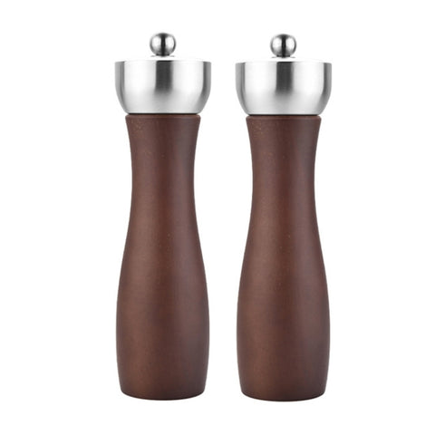Beech 304 Stainless Steel Manual Pepper Grinder Ceramic Core Pepper Grinder, Specification: 8 Inch 2pcs (Color Box), Style 5, 5 inch, Style 5, 6 inch, Style 5, 8 inch, Style 5, 8 inch 2pcs