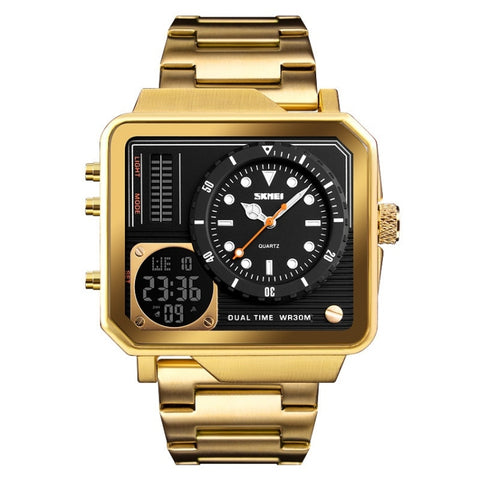 SKMEI 1392 Multi-Function Outdoor Sports Watch Business Double Display Waterproof Electronic Watch